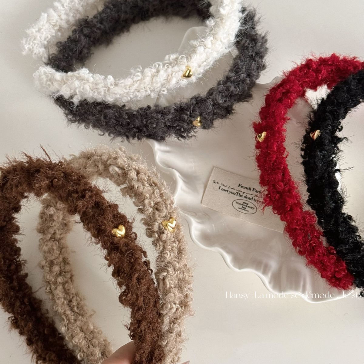 Winter Headband Fleece - Winter Fleece Plush Headbands Retro Woolen