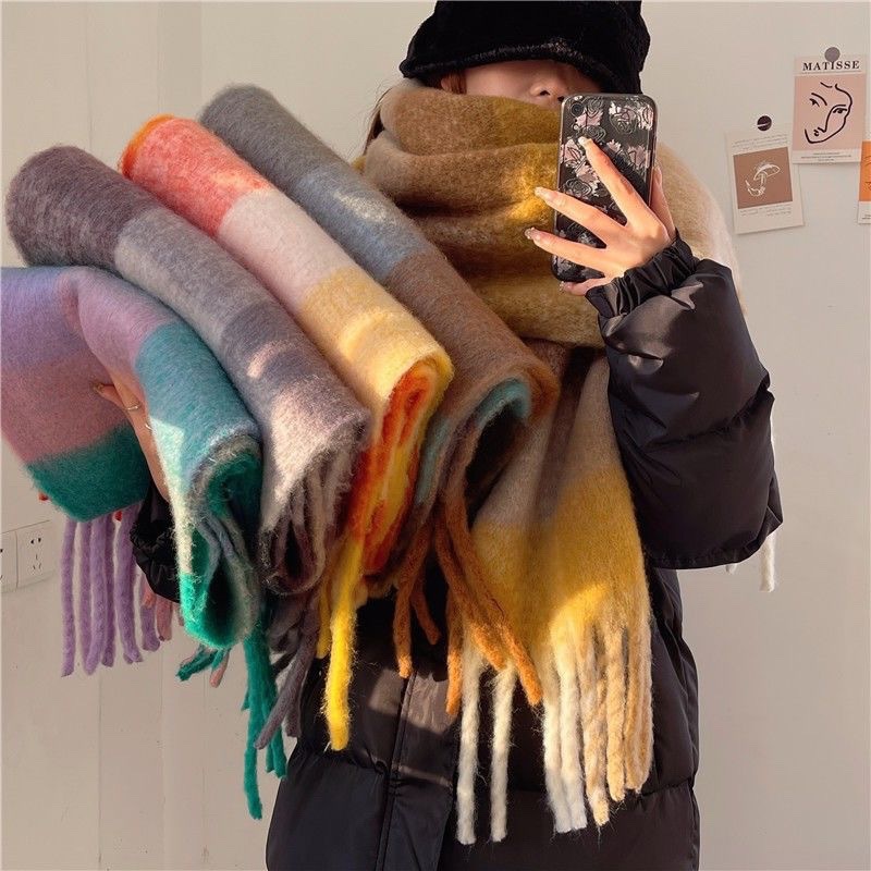 Cashmere Pashmina Wrap - 2025New Winter Thick Warm Scarf Women