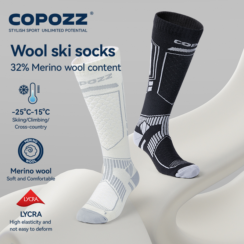 Thermal Sock Wool - COPOZZ New Winter Ski Socks Men