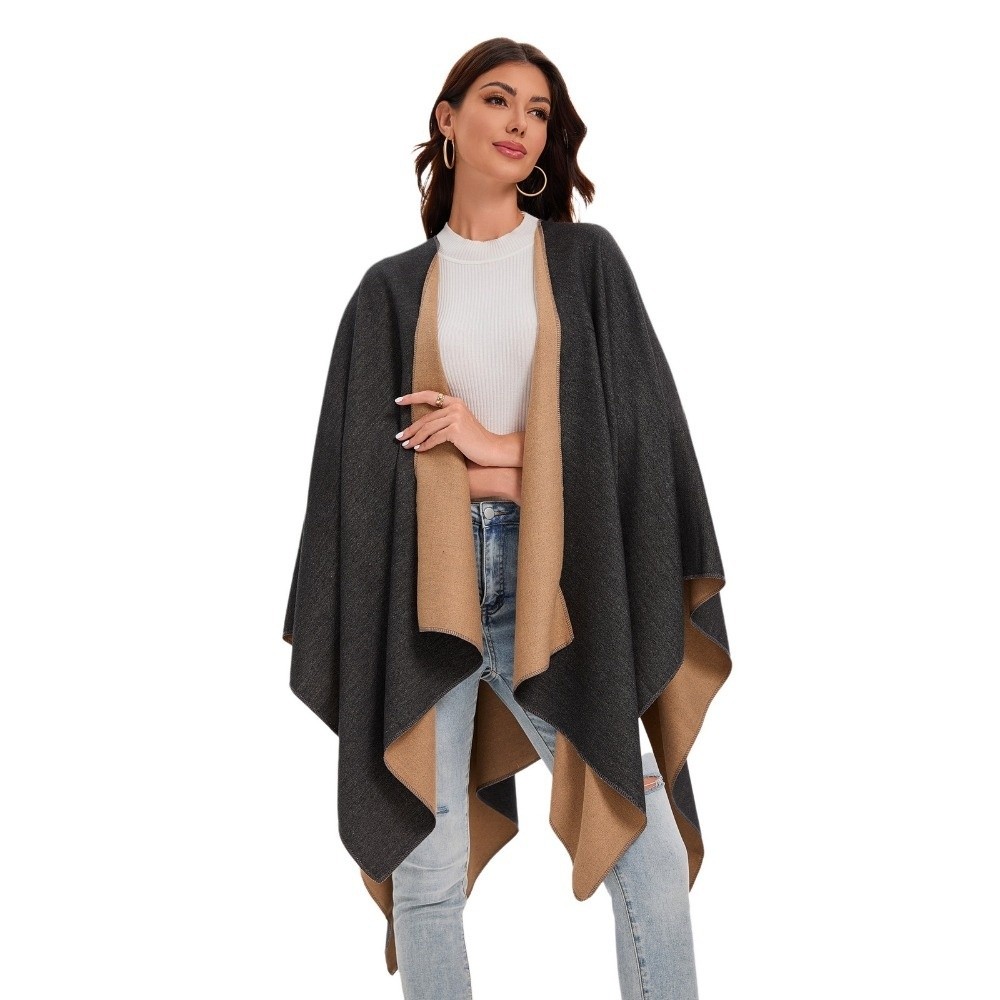 Shawl Wrap Winter - Warm Coat Plaid Design Travel Shawl