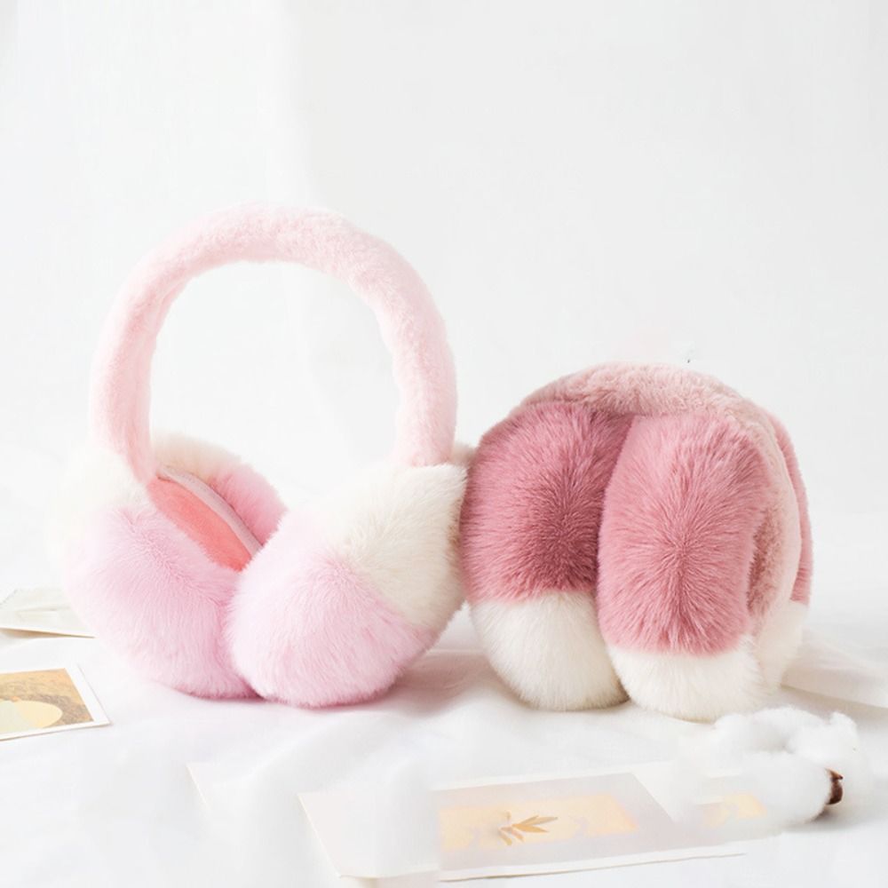 Earmuffs Foldable - Fashion Faux Fur Ear Muffs Candy