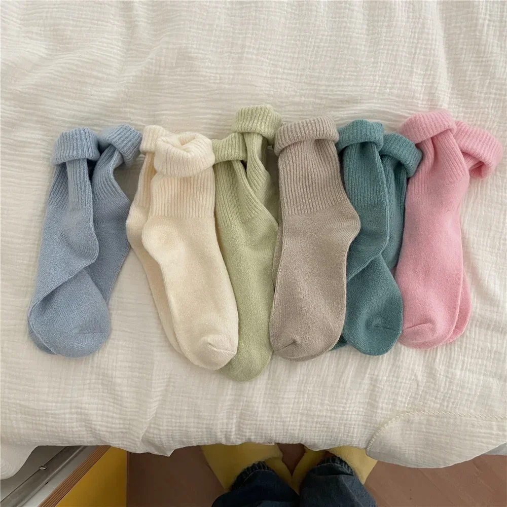 Thermal Sock Wool - Solid Color Women Winter Thick Warm