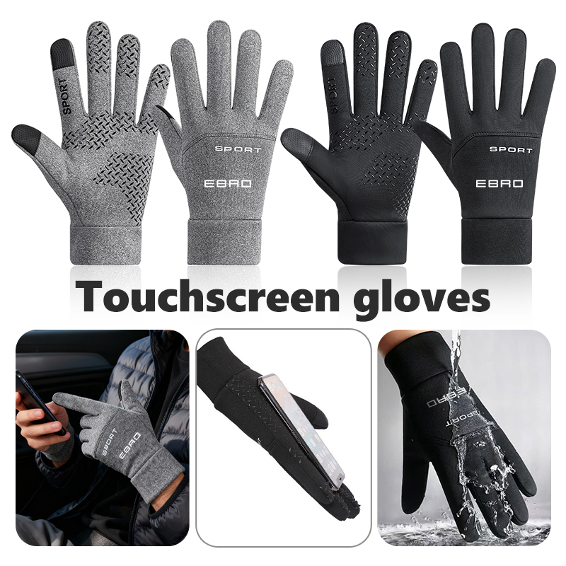 Touch Screen Gloves - Waterproof Winter Warm Gloves Thermal Finger