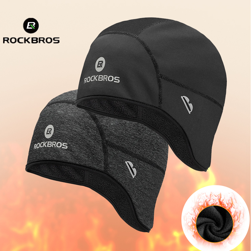 Winter Headband Fleece - ROCKBROS Winter Caps Windproof Thermal Fleece