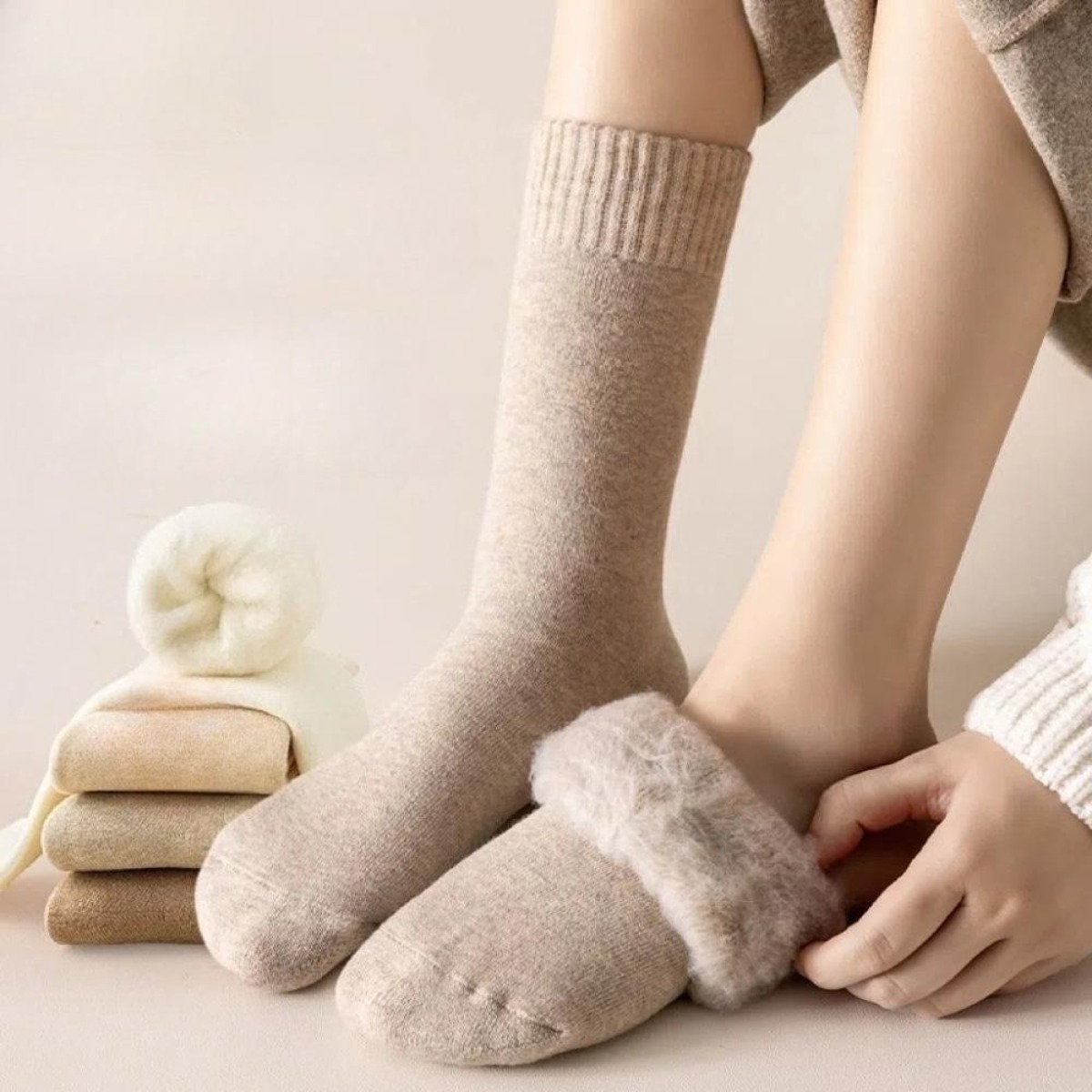 Thermal Sock Wool - 1 Pair Winter Warm Thermal Socks