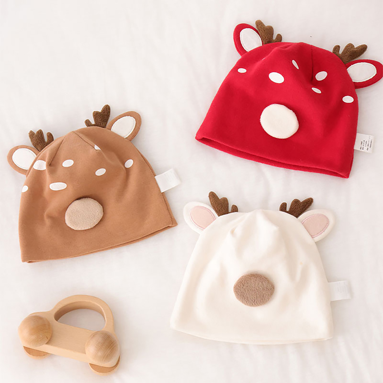 Knit Beanie Hat Warm - Cute Little Deer Baby Fetal Hat