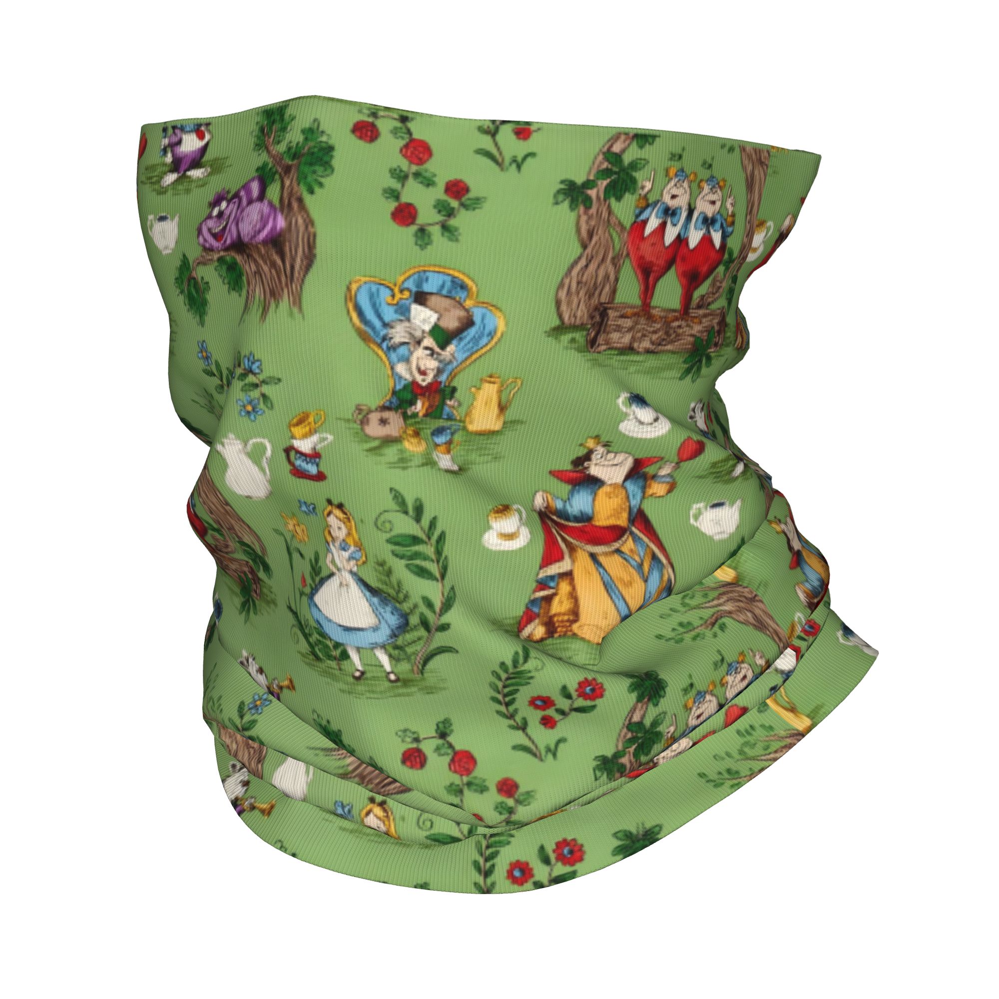 Neck Gaiter Fleece - Custom A-Alice in W-Wonderland Bandana Neck