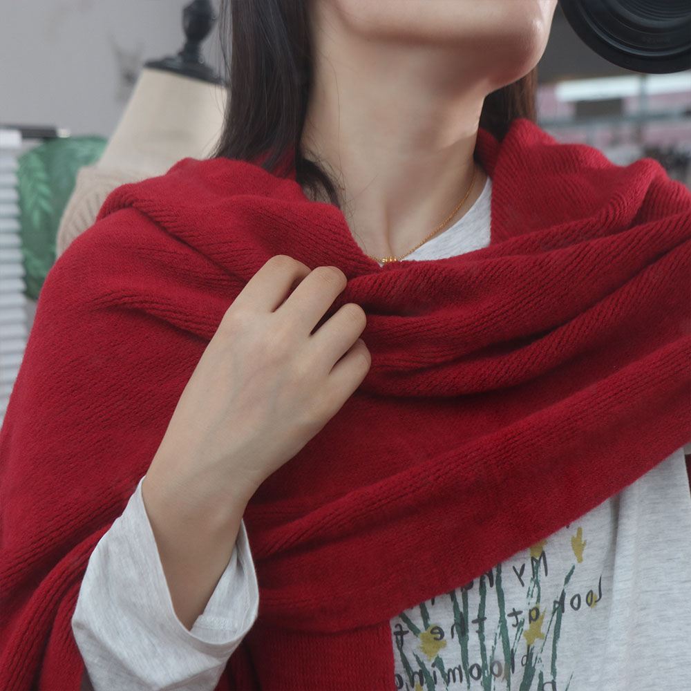 Wool Scarf Men - High Quality Solid Color Men Wool