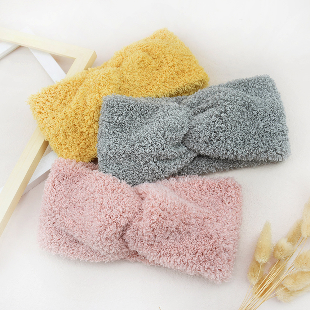 Winter Headband Fleece - New Fleece Cross Wide Headband for