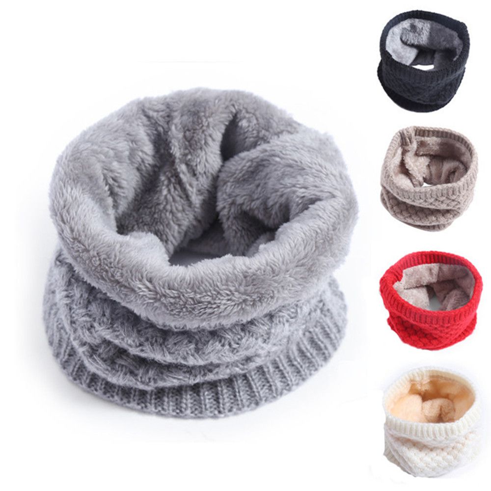 Wool Scarf Men - Knitted Scarf Neck Scarves Winter Women