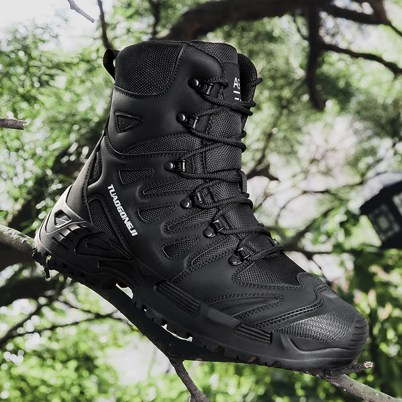 Waterproof Winter Boot - Men's Outdoor Hiking Tactical Boots Ankle