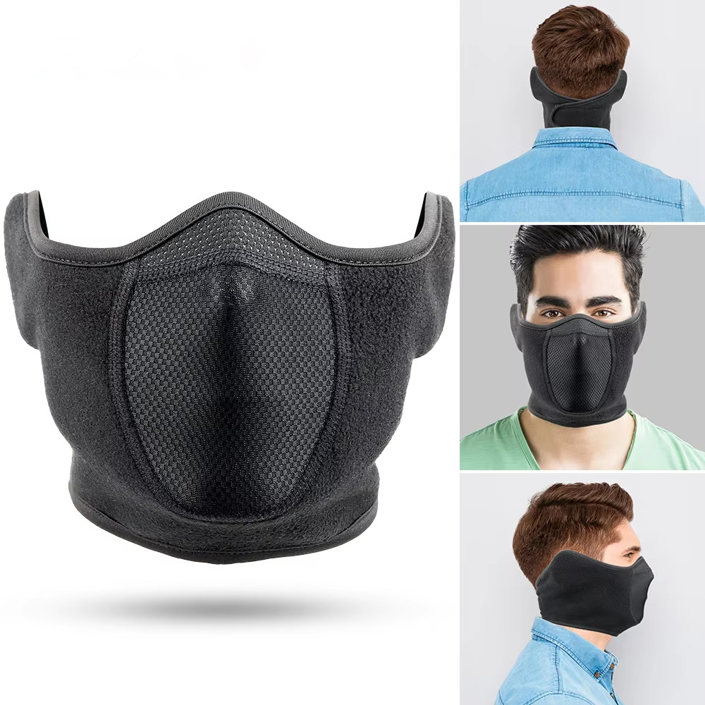 Fleece Ear Warmer Band - Cold Weather Neck Warmer Ear Cover