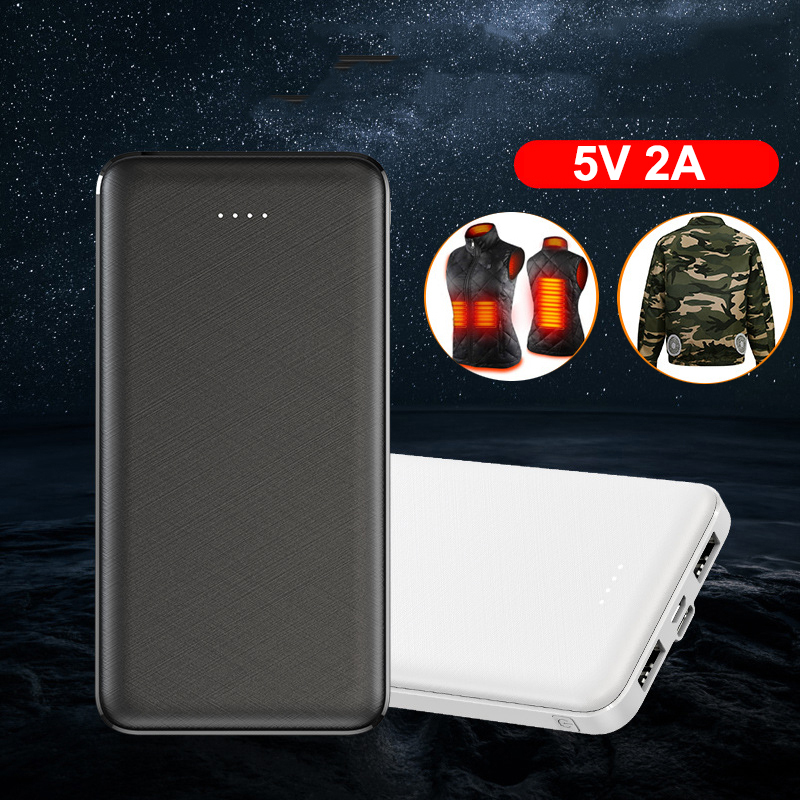 Heated Vest Battery - 5V 2A Power Bank 20000mAh for