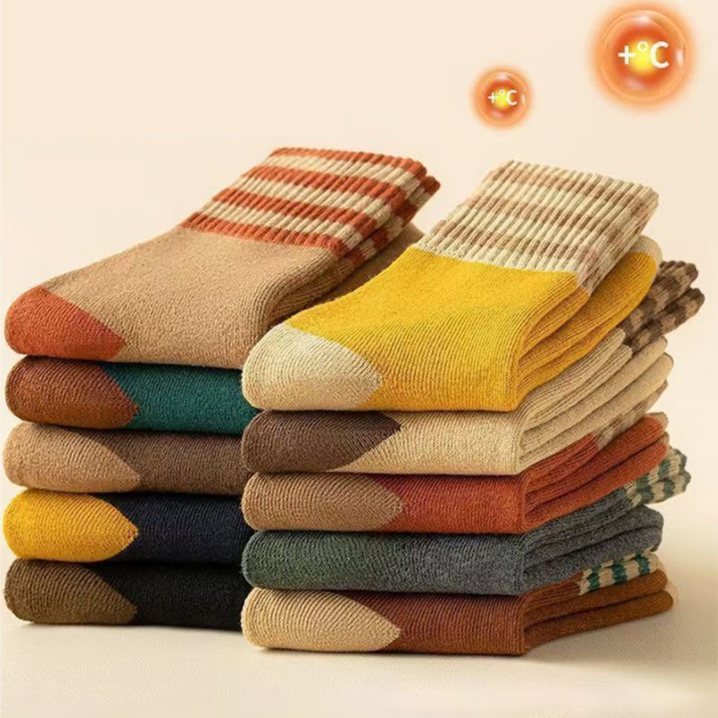 Thermal Sock Wool - Thick Women's Mid-tube Socks Winter Plus