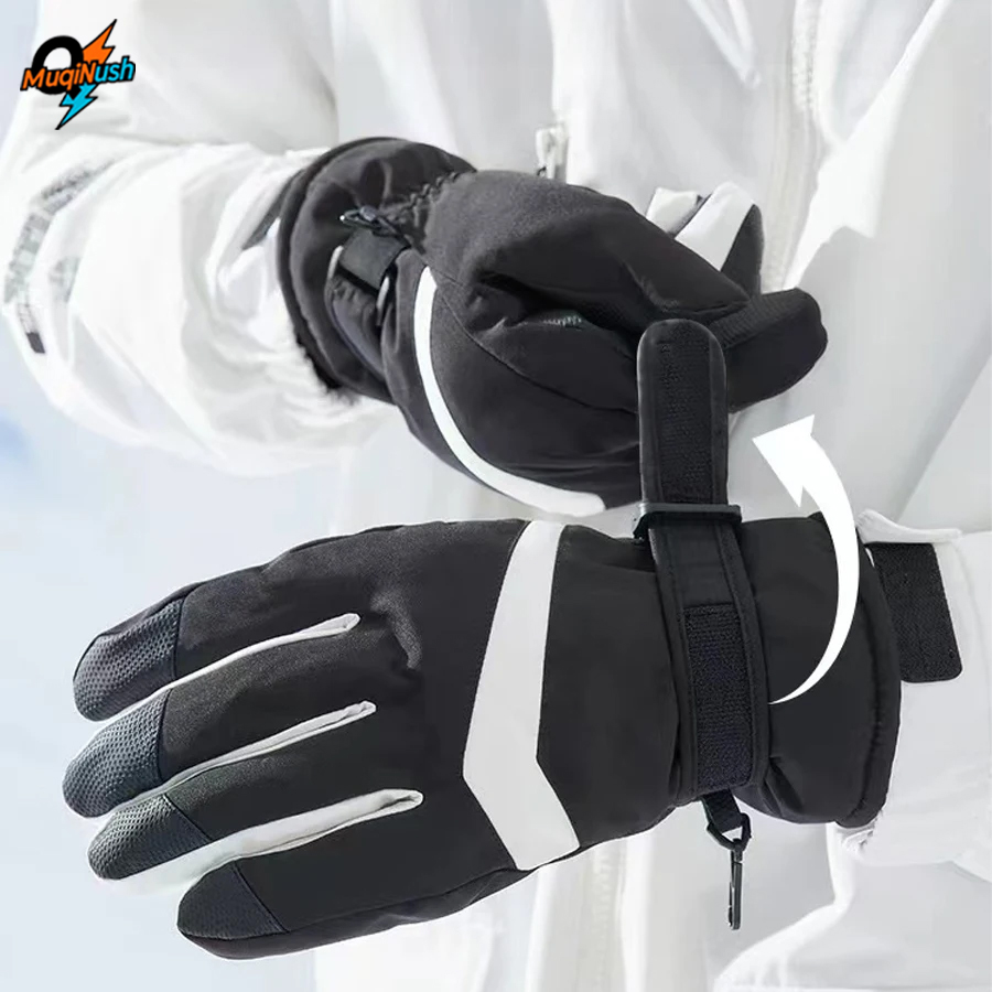 Snow Glove Insulated - MuqiNush Waterproof Windproof Snowboard Velvet Insulated