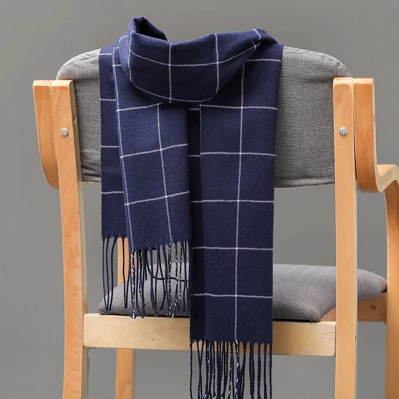Wool Scarf Men - 2024 New Winter Men Scarf Keep