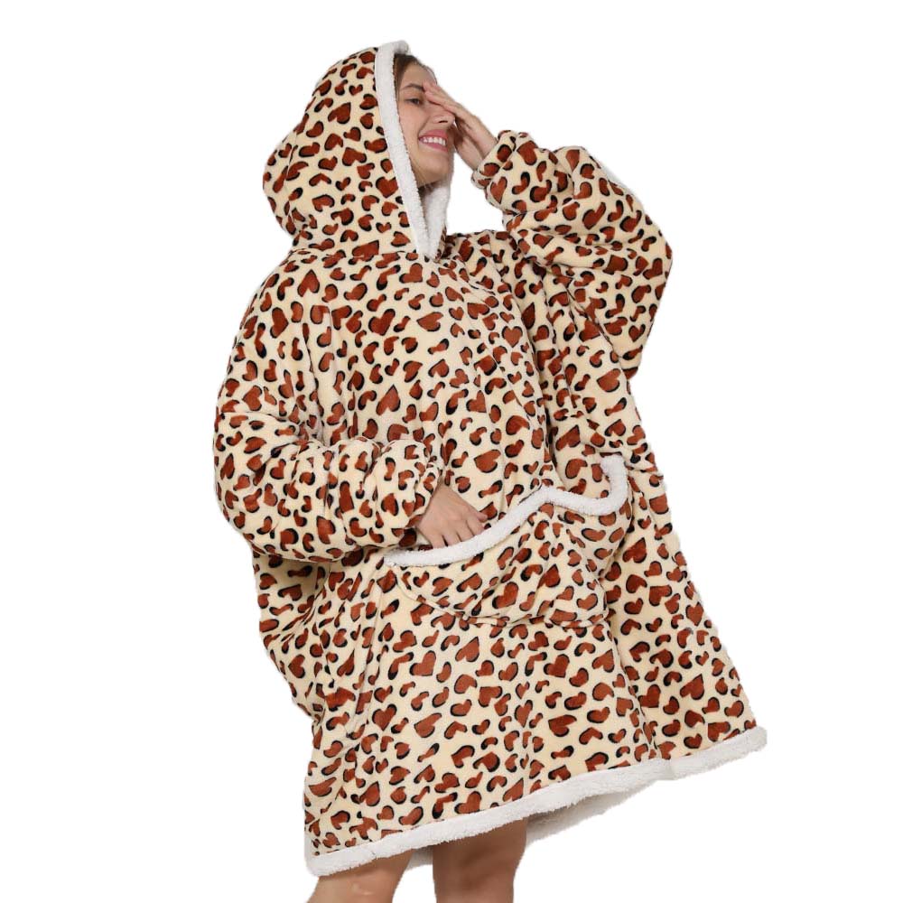 Lazy Hoodie Blanket Oversized  - Sherpa Hoodie Fleece recension och pris