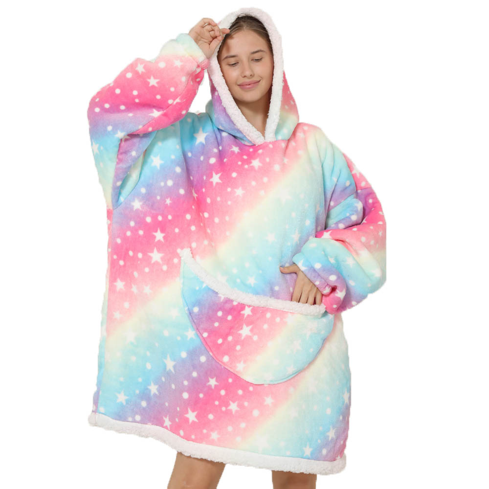 Lazy Hoodie Blanket Oversized  - Sherpa Hoodie Fleece recension och pris