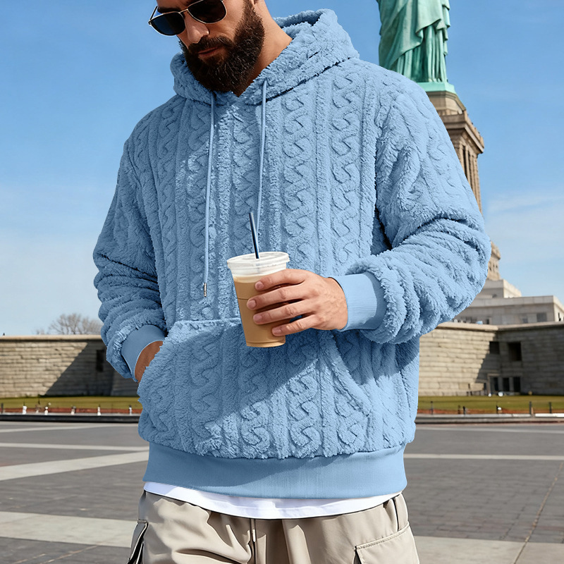 Men's Fleece Hoodie Winter War - Sherpa Hoodie Fleece recension och pris