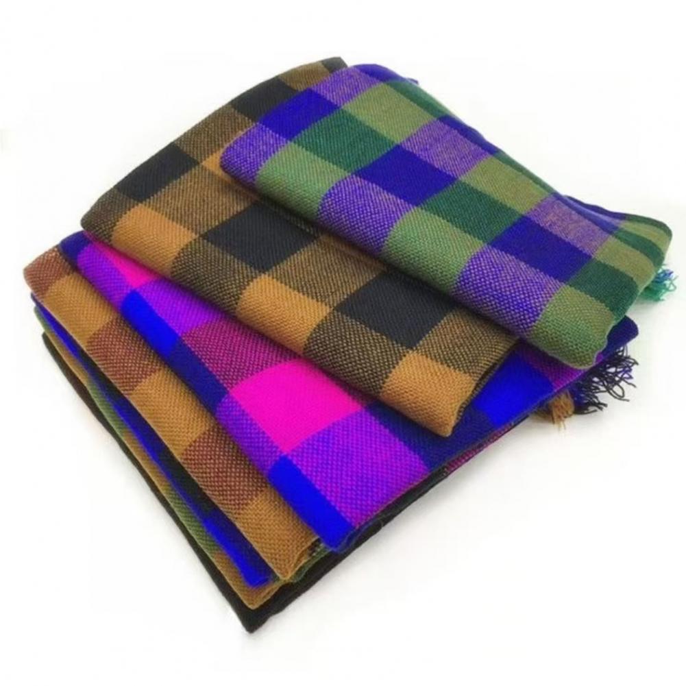 2025 Wool Square Scarf Tassel  - Wool Scarf Men recension och pris