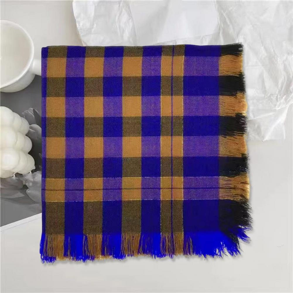 2025 Wool Square Scarf Tassel  - Wool Scarf Men recension och pris