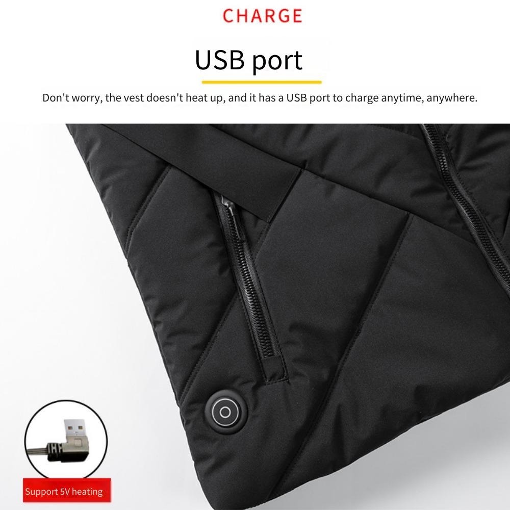 2025 NewUSB Electric Heated Ve - Heated Vest Battery recension och pris
