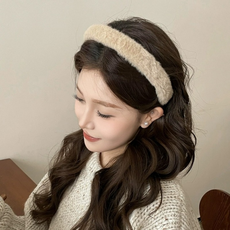 Korean Soft Headband Women Gir - Winter Headband Fleece recension och pris