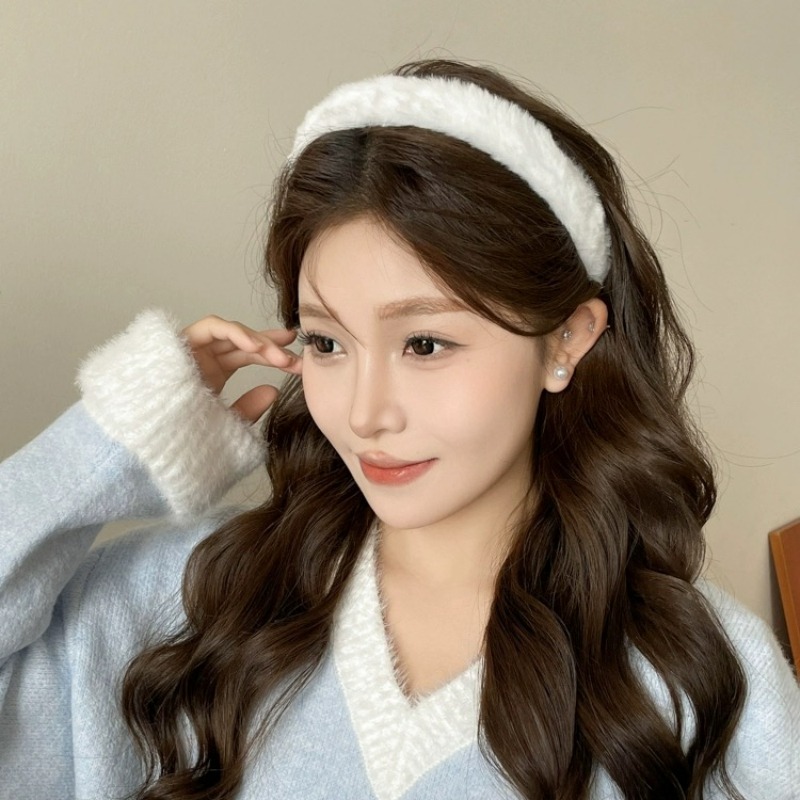 Korean Soft Headband Women Gir - Winter Headband Fleece recension och pris