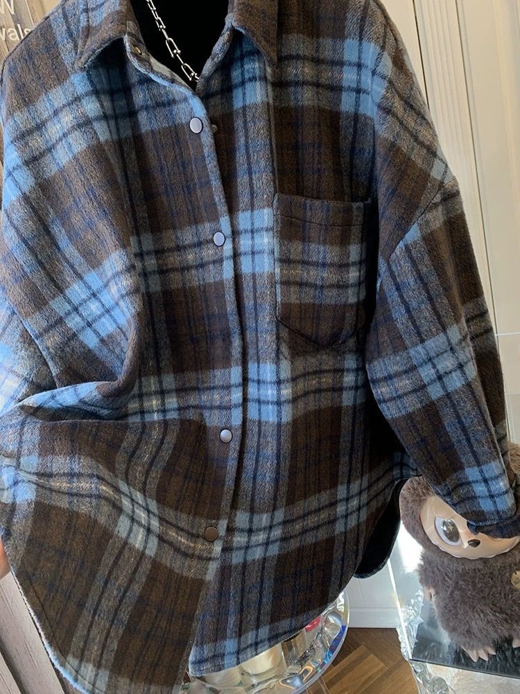 plus Size Women's Plaid Flanne - Flannel Shirt Lined recension och pris