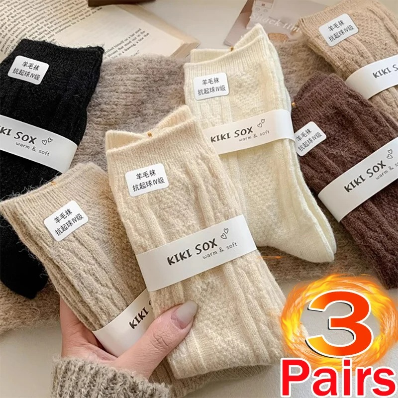 3pairs Cashmere Wool Socks for - Thermal Sock Wool recension och pris