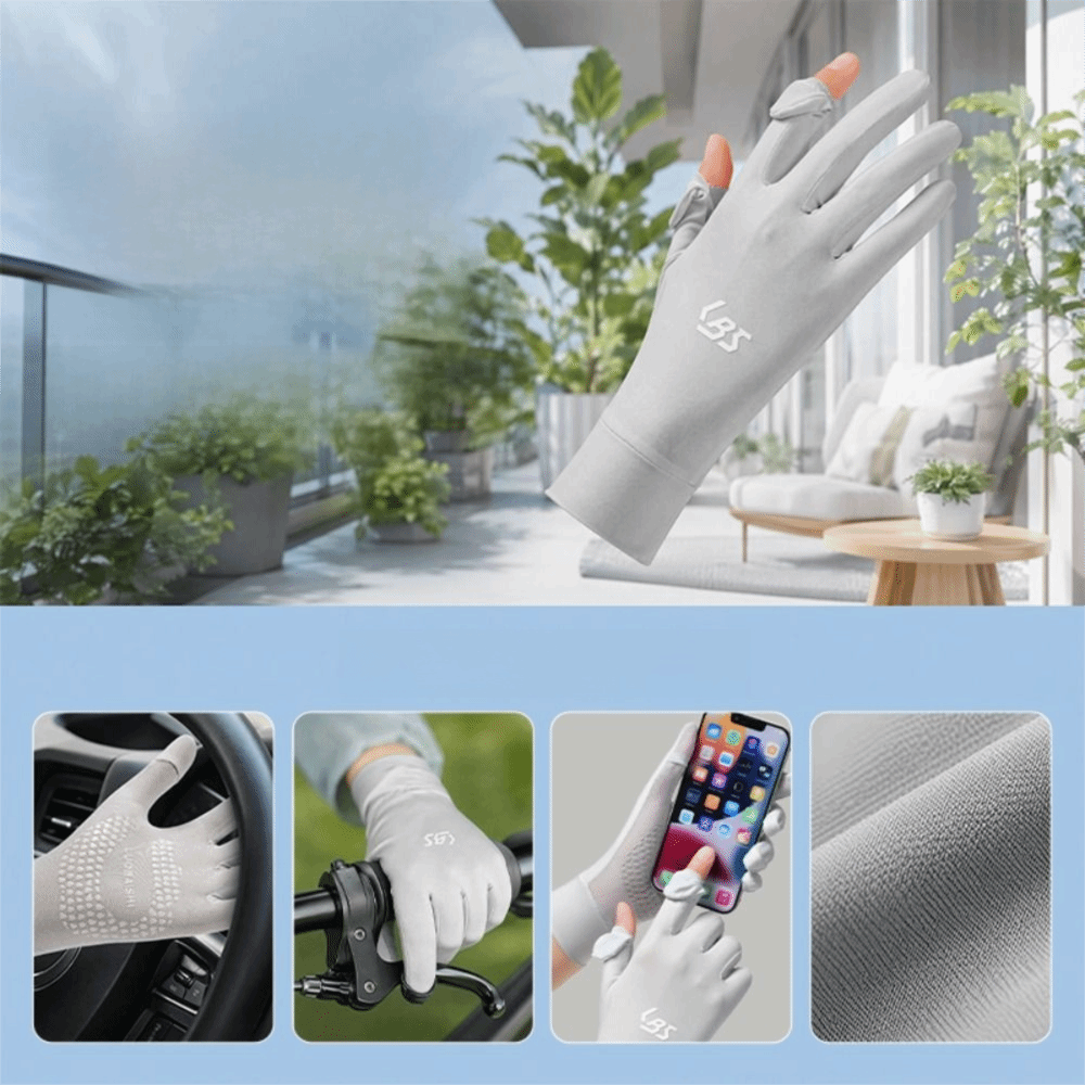 Women Ice Silk UV Protection G - Touch Screen Gloves recension och pris