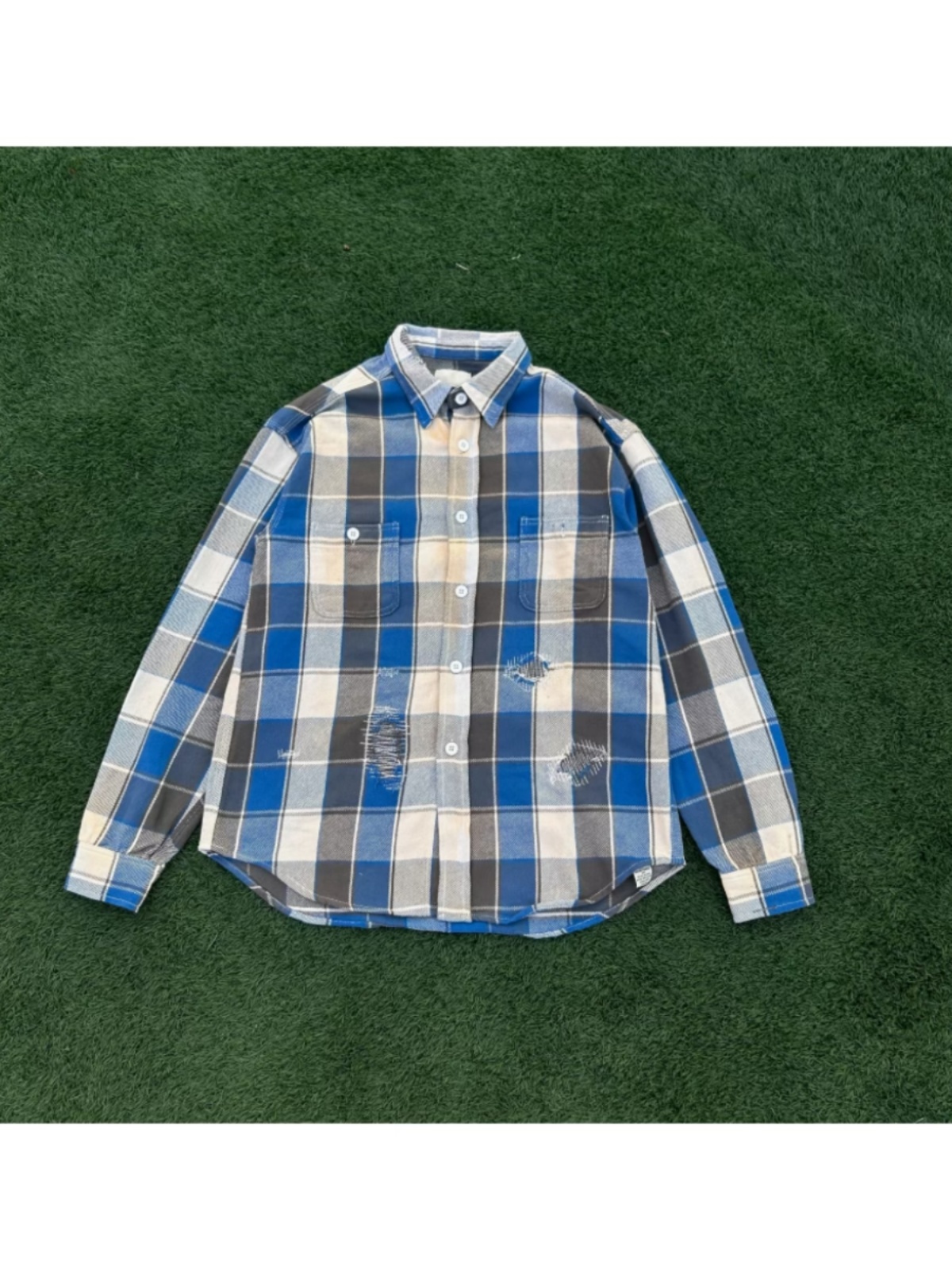 Japanese line BOWWOW FLANNEL L - Flannel Shirt Lined recension och pris