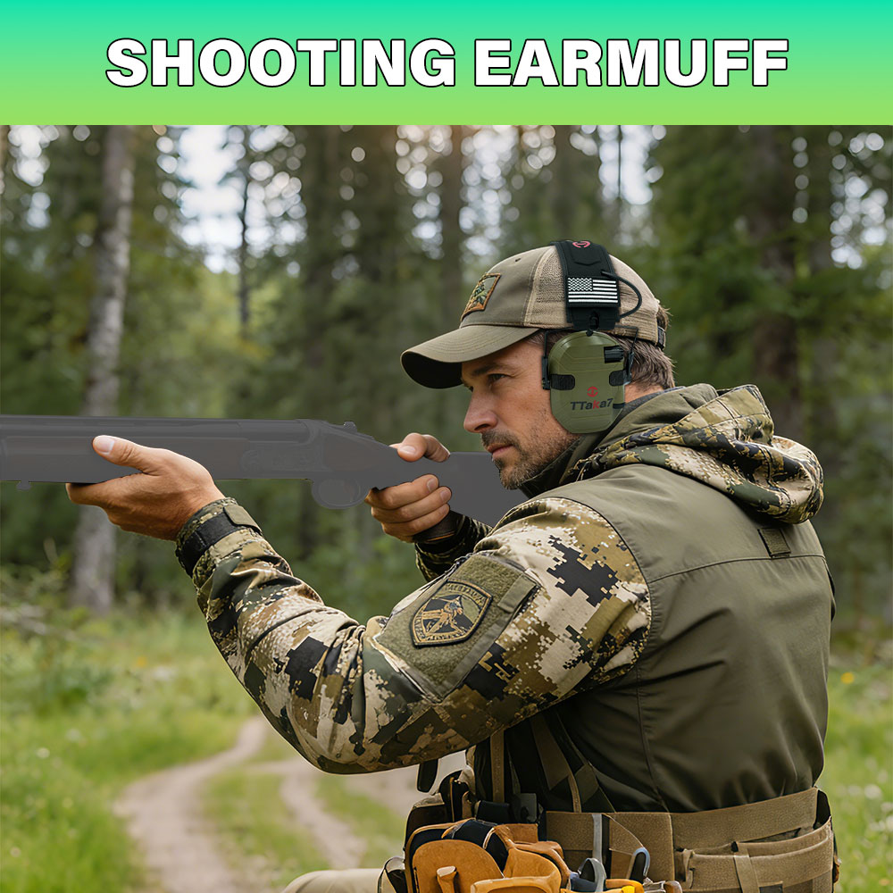 W1/W3 Electronic Shooting Earm - Earmuffs Foldable recension och pris