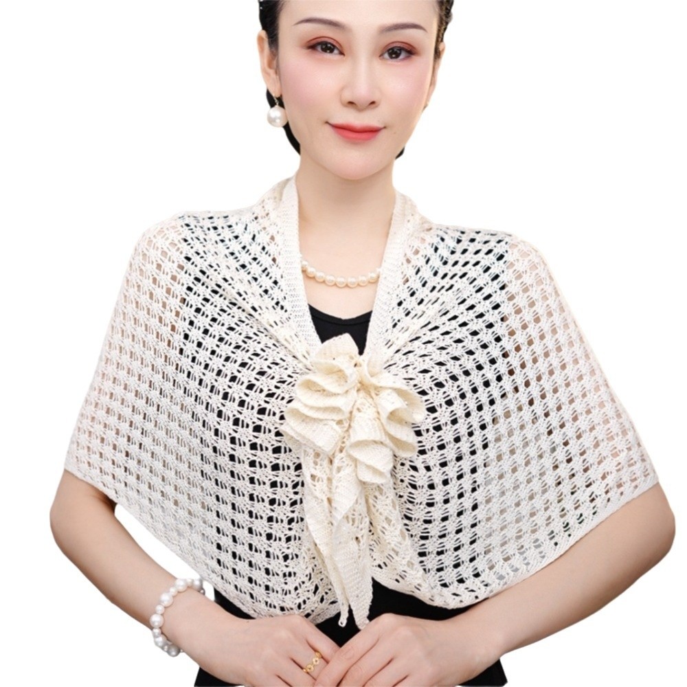 Sparkly Design Hollow Out Card - Shawl Wrap Winter recension och pris