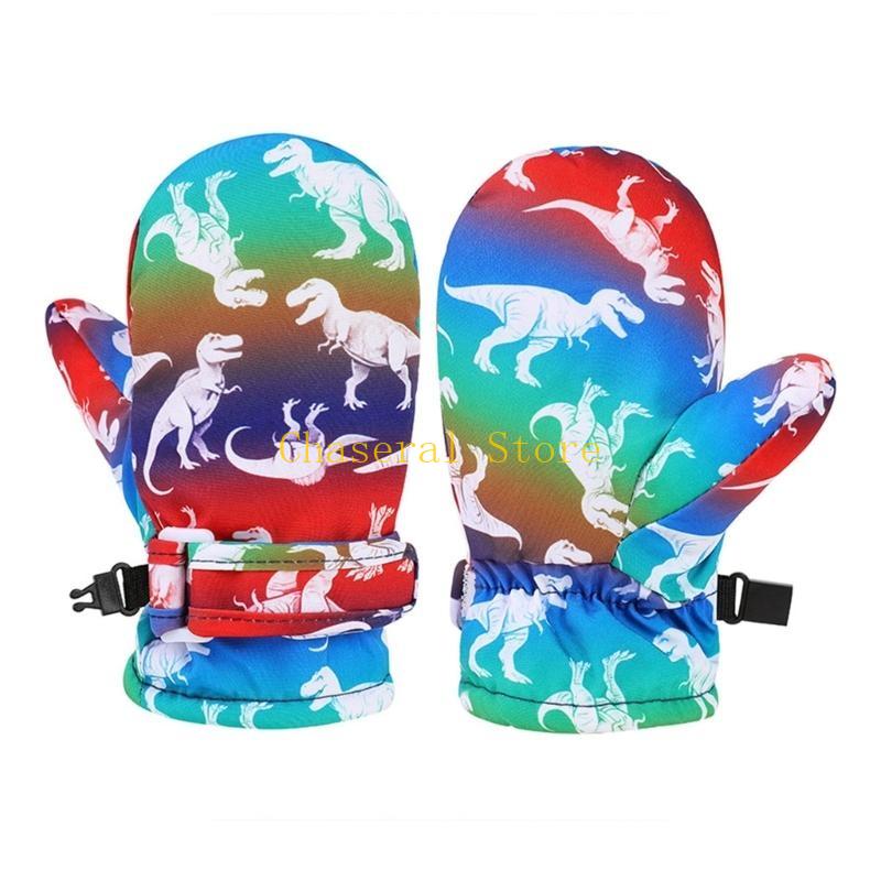 E7CE Boy & Girls Colorful Snow - Snow Glove Insulated recension och pris
