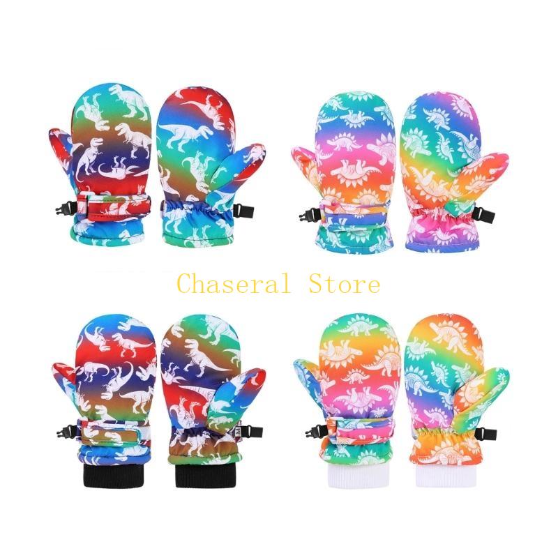 E7CE Boy & Girls Colorful Snow - Snow Glove Insulated recension och pris