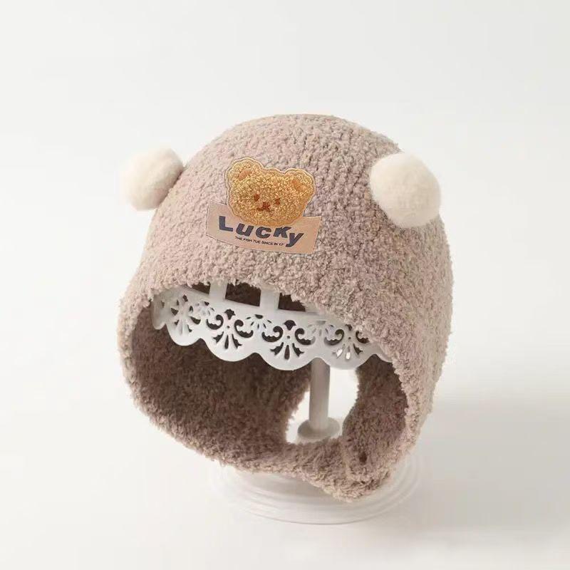 Cute Bear Baby Ear Protection  - Knit Beanie Hat Warm recension och pris