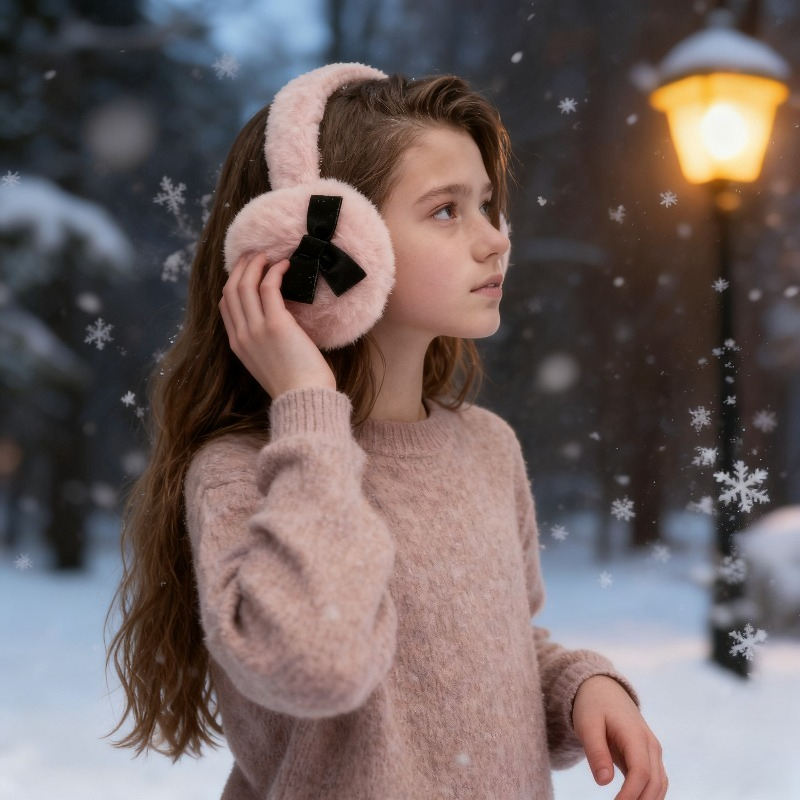 1pc Women's Winter Solid Color - Earmuffs Foldable recension och pris
