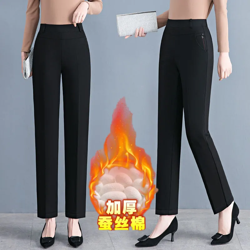 Straight-leg Pants Female Fall - Corduroy Pant Warm recension och pris