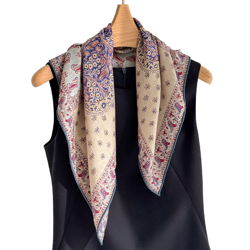70% wool 30% Real Silk Scarf f - Wool Scarf Men recension och pris