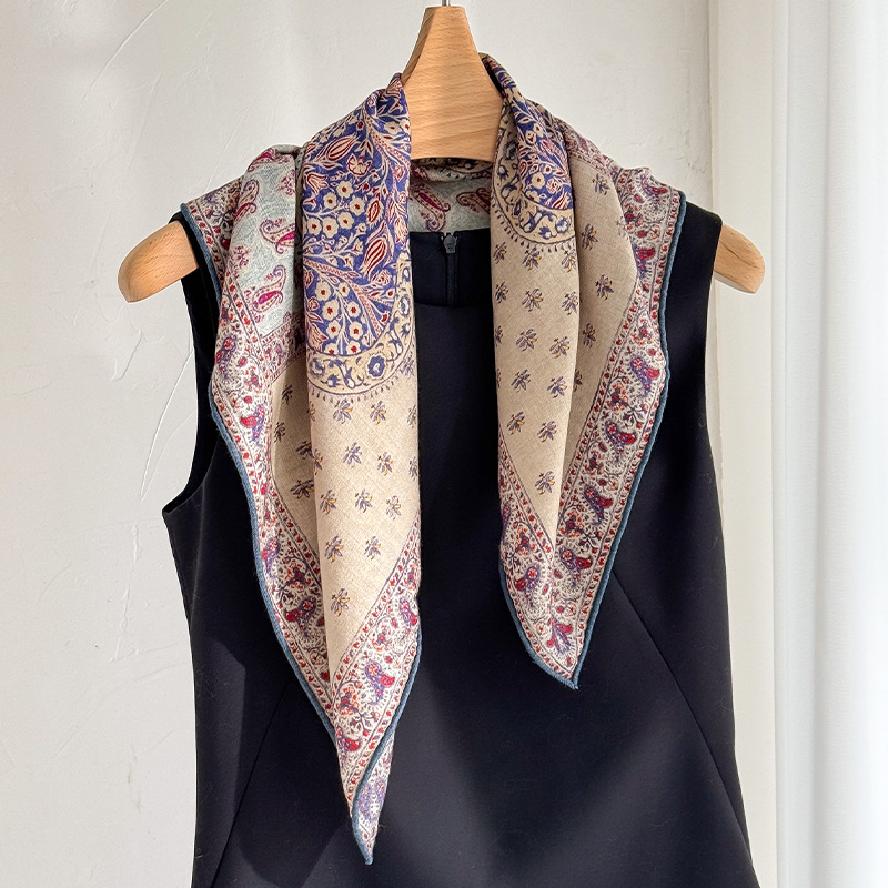 70% wool 30% Real Silk Scarf f - Wool Scarf Men recension och pris