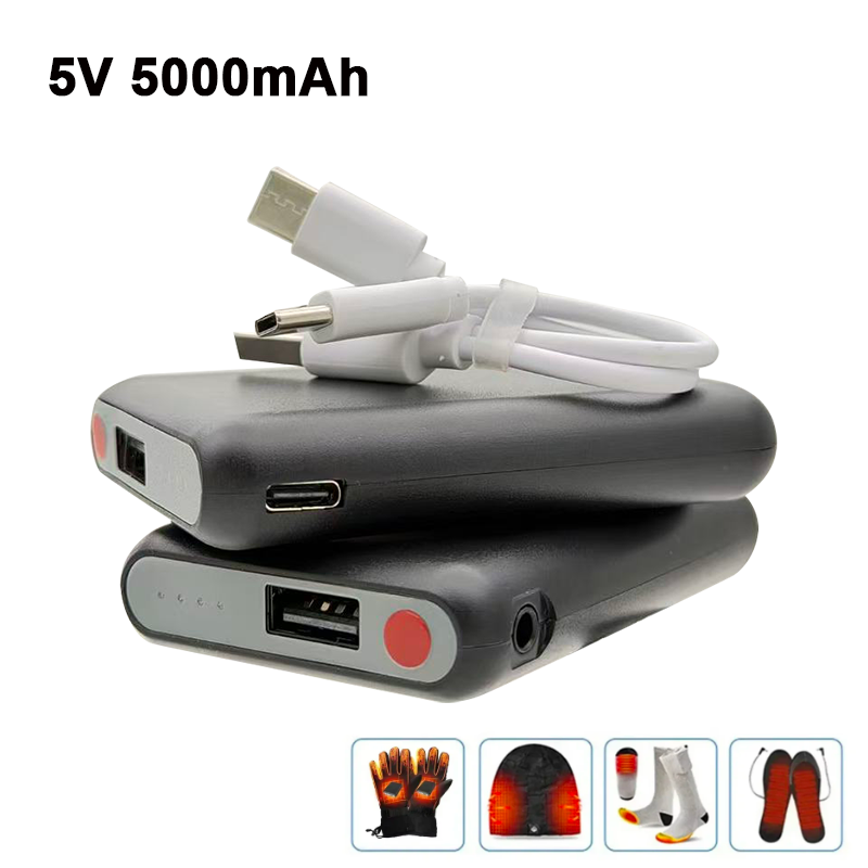 5V 5000mAh USB-C Rechargeable  - Heated Vest Battery recension och pris