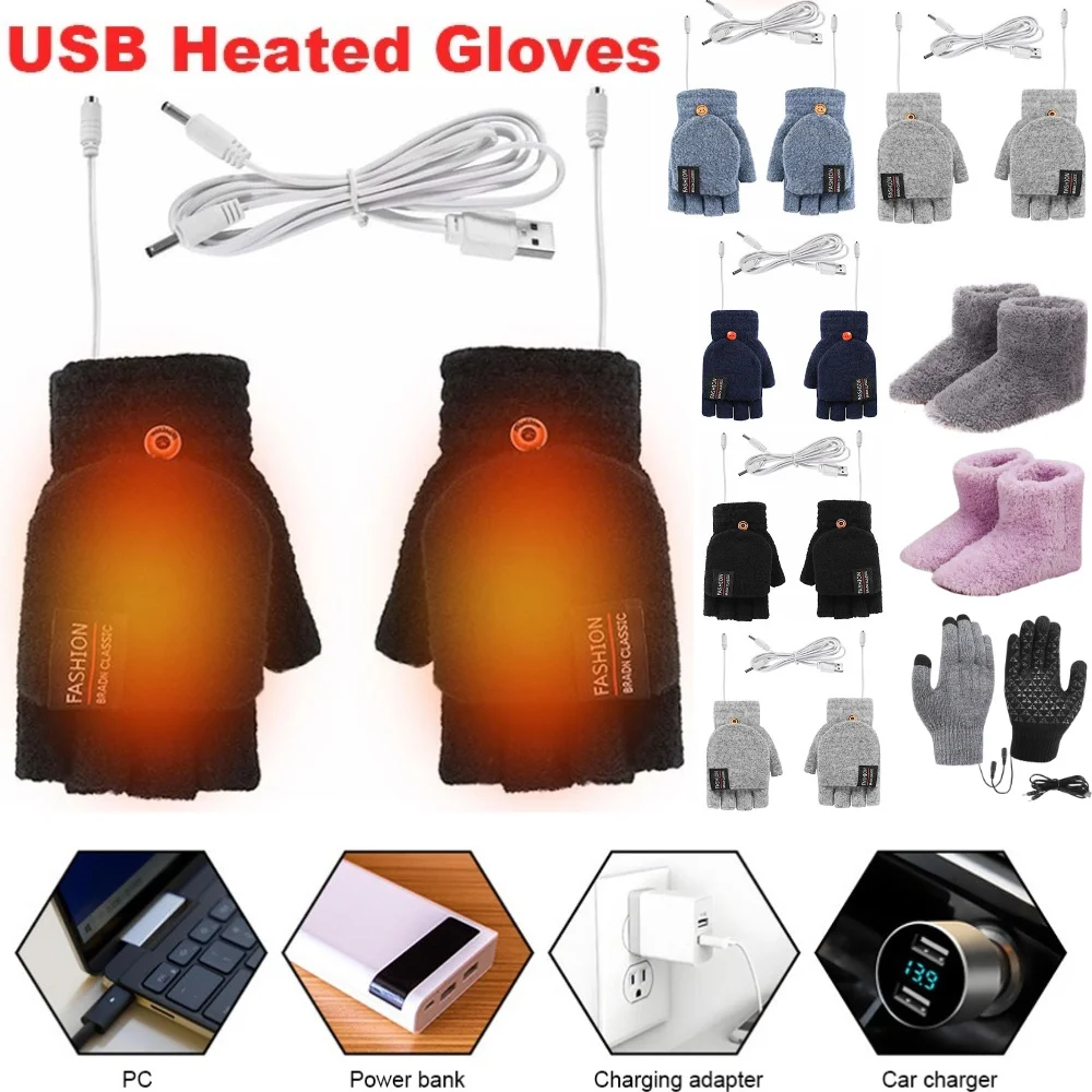 USB Electric Heated Gloves Win - Touch Screen Gloves recension och pris