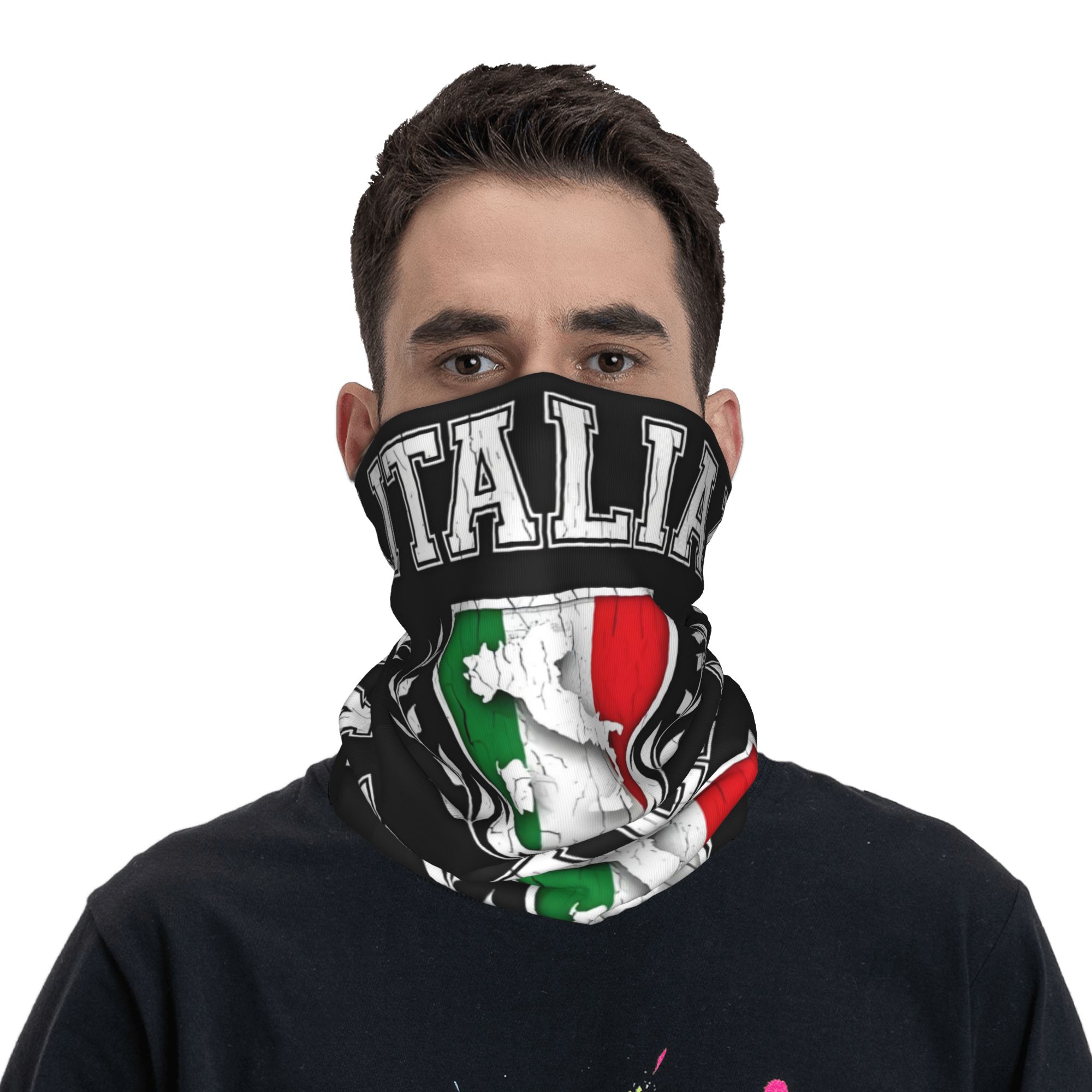 Custom Italy Flag Bandana Neck - Neck Gaiter Fleece recension och pris