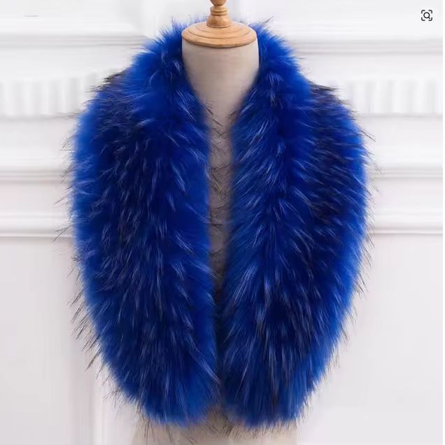 Natural Fur Collar Real raccoo - Shawl Wrap Winter recension och pris