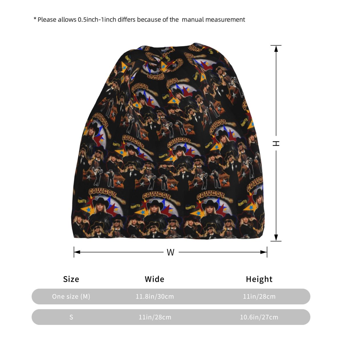 Cowboy Carter Beyonce New Albu - Knit Beanie Hat Warm recension och pris