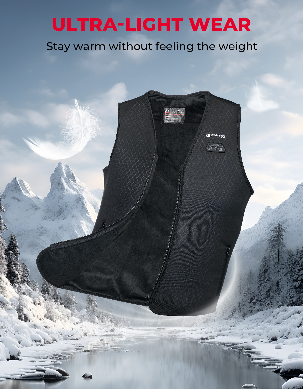 Lightweight Heated Vest USB Po - Heated Vest Battery recension och pris
