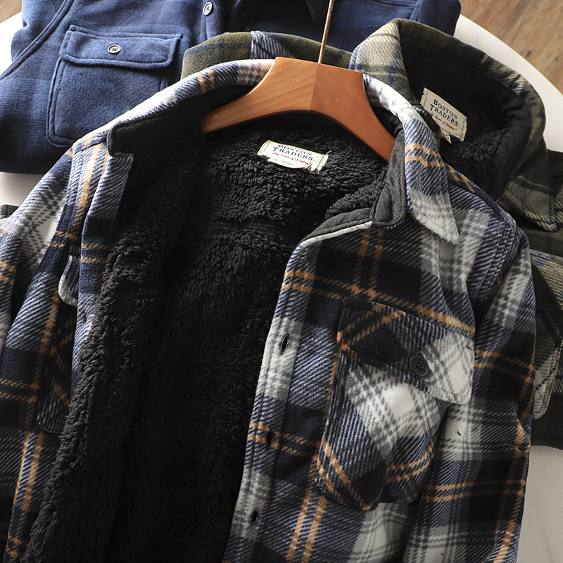 Men's Plaid Flannel Shirt Warm - Flannel Shirt Lined recension och pris