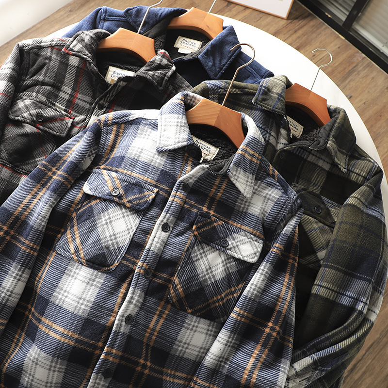 Men's Plaid Flannel Shirt Warm - Flannel Shirt Lined recension och pris