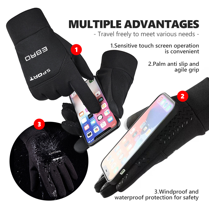 Waterproof Winter Warm Gloves  - Touch Screen Gloves recension och pris